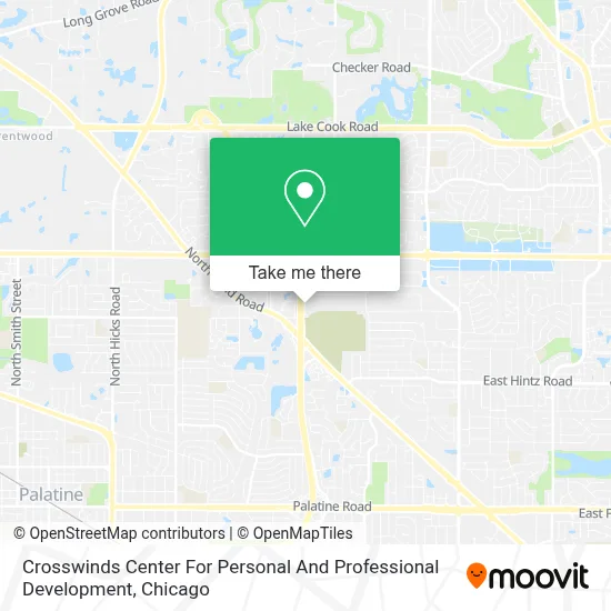 Crosswinds Center For Personal And Professional Development map