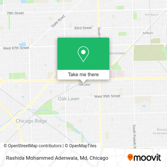 Rashida Mohammed Adenwala, Md map