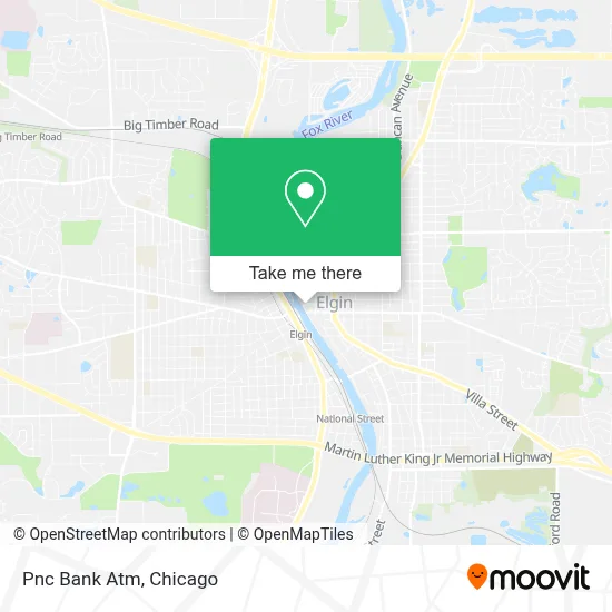 Pnc Bank Atm map