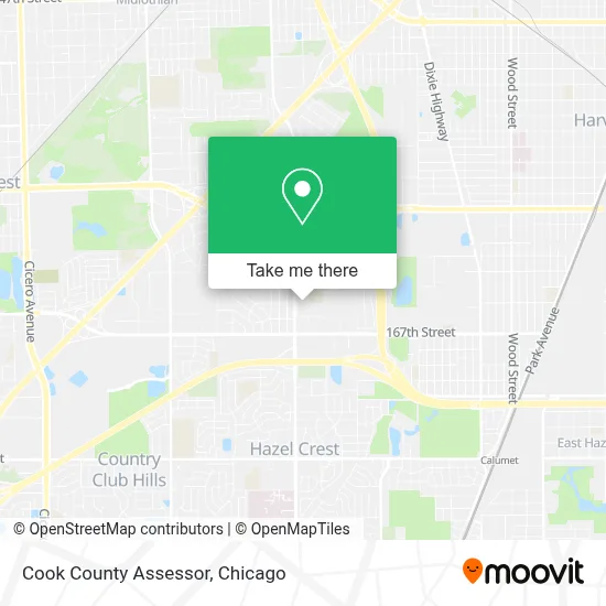 Cook County Assessor map
