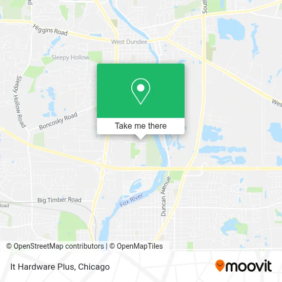 It Hardware Plus map