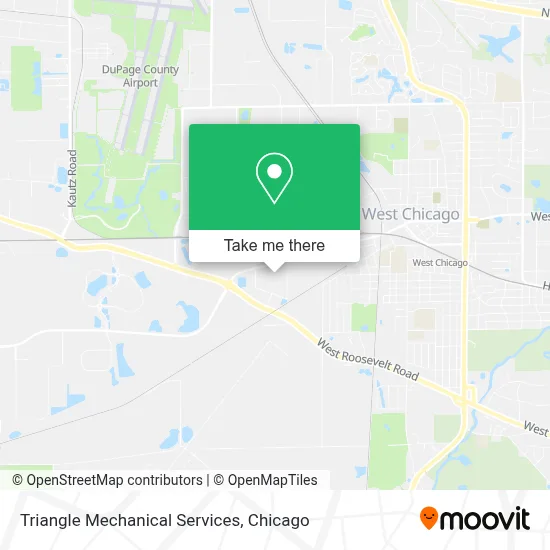 Triangle Mechanical Services map