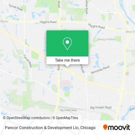 Pancor Construction & Development Llc map