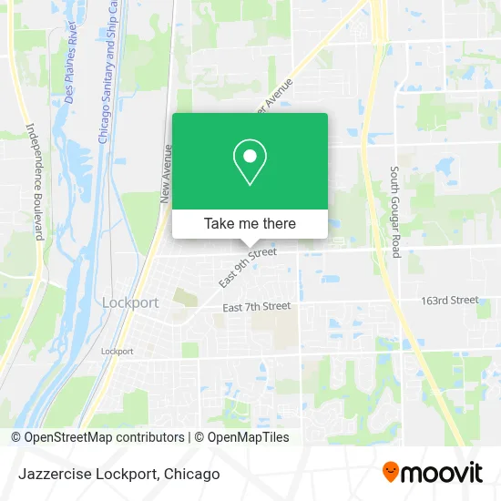 Jazzercise Lockport map
