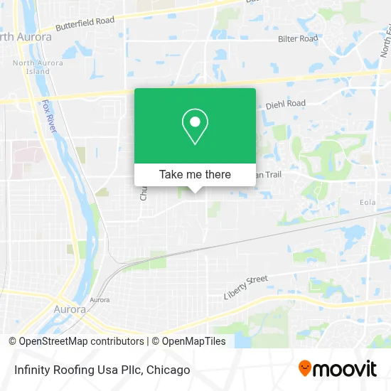 Infinity Roofing Usa Pllc map