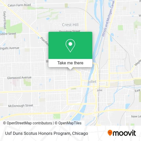 Usf Duns Scotus Honors Program map
