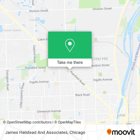 James Halstead And Associates map