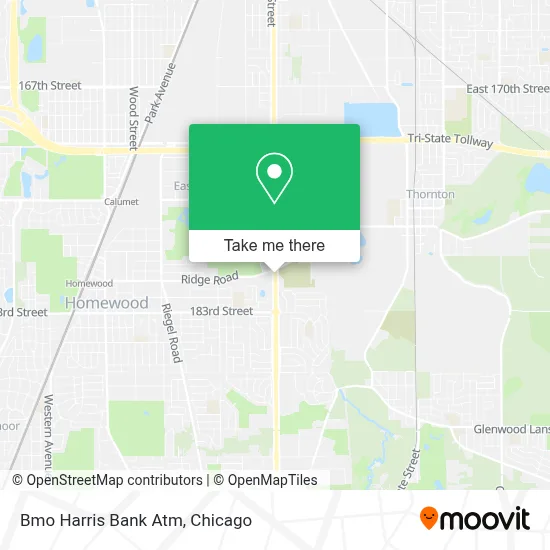 Bmo Harris Bank Atm map