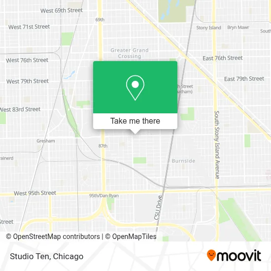 Studio Ten map