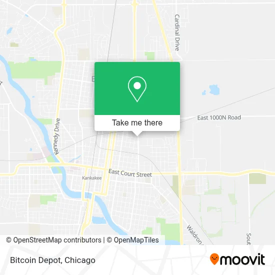 Bitcoin Depot map