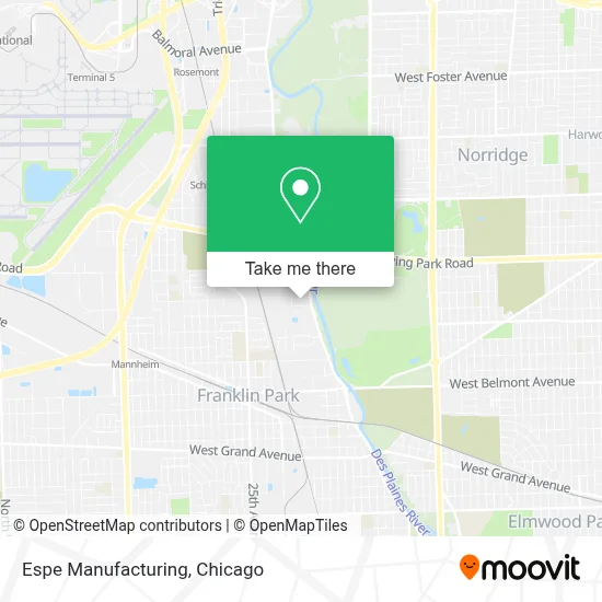 Espe Manufacturing map