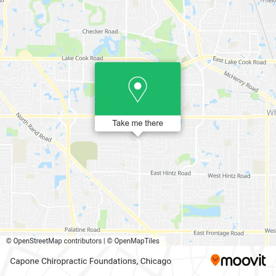 Capone Chiropractic Foundations map