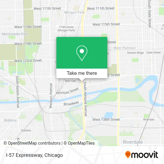 I-57 Expressway map