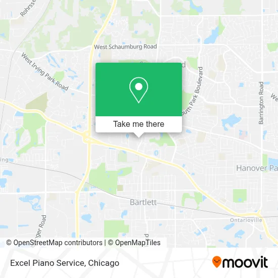 Excel Piano Service map