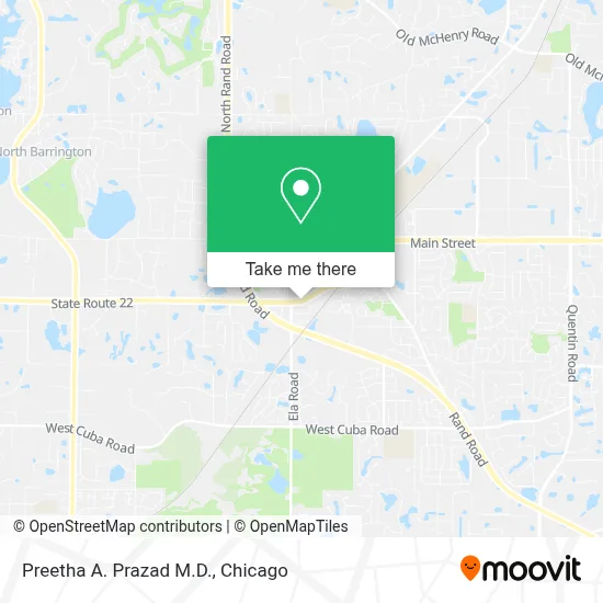 Preetha A. Prazad M.D. map