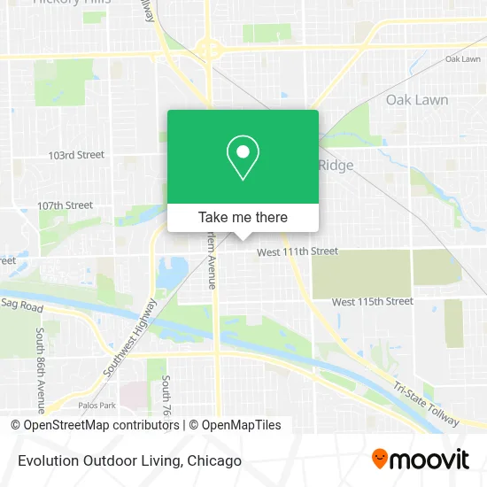 Evolution Outdoor Living map