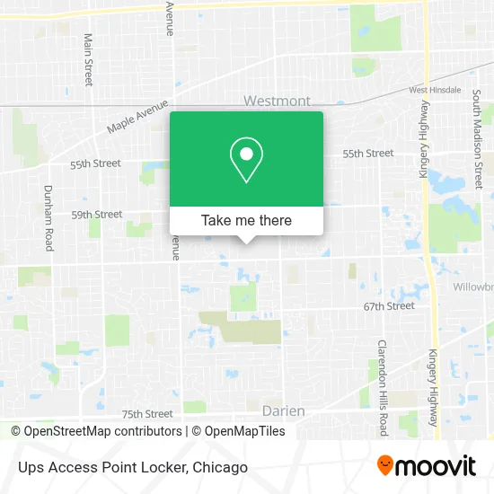 Ups Access Point Locker map
