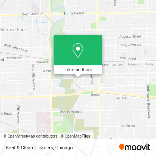 Breit & Clean Cleaners map