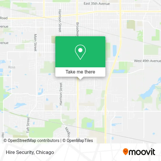 Hire Security map