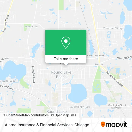 Alamo Insurance & Financial Services map