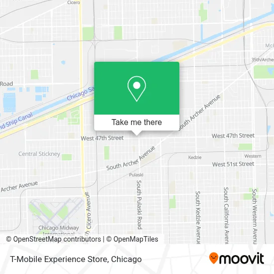 T-Mobile Experience Store map