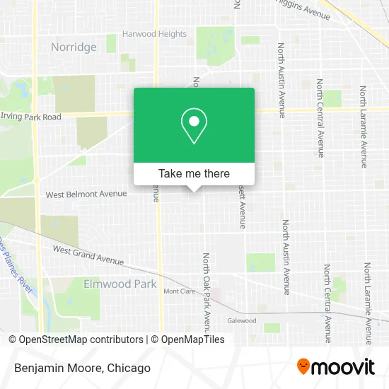 Benjamin Moore map