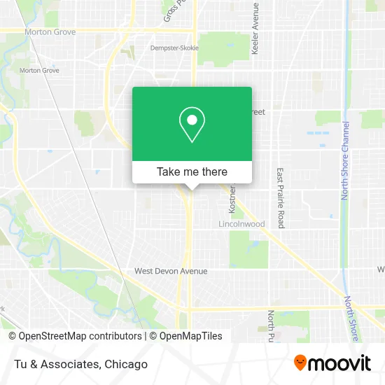 Tu & Associates map