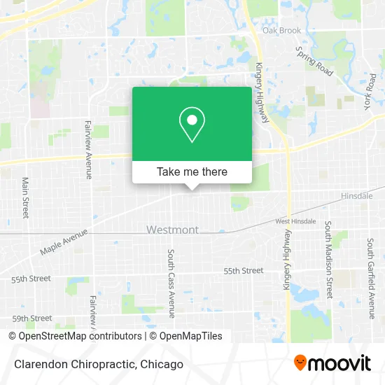 Clarendon Chiropractic map