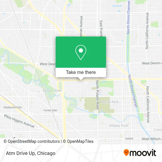 Atm Drive Up map