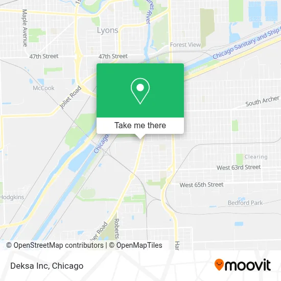 Deksa Inc map