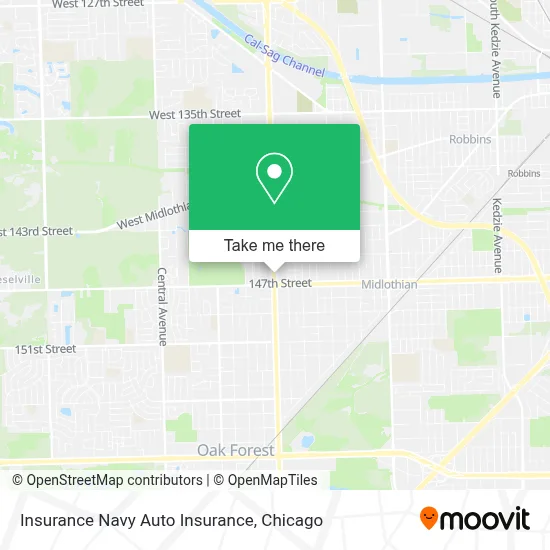 Insurance Navy Auto Insurance map