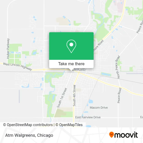 Atm Walgreens map
