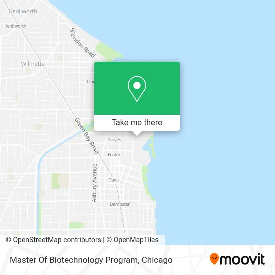 Master Of Biotechnology Program map