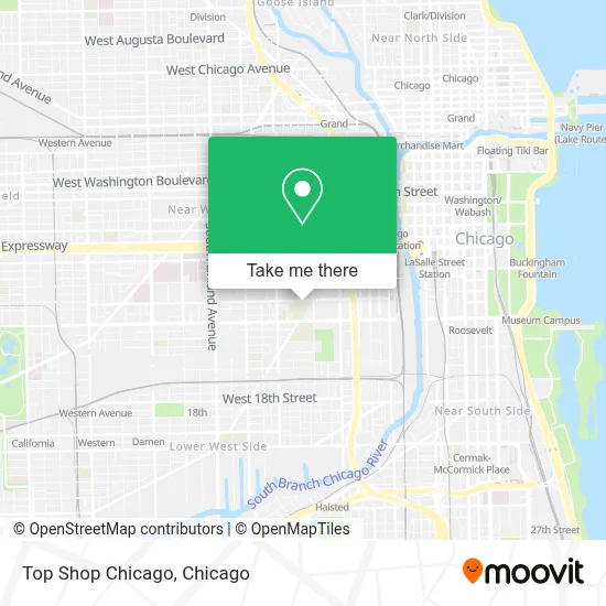 Top Shop Chicago map