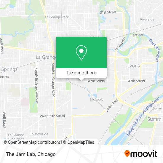 The Jam Lab map