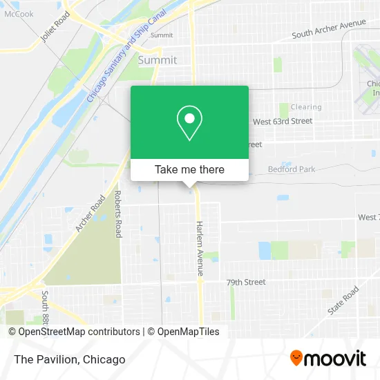 The Pavilion map