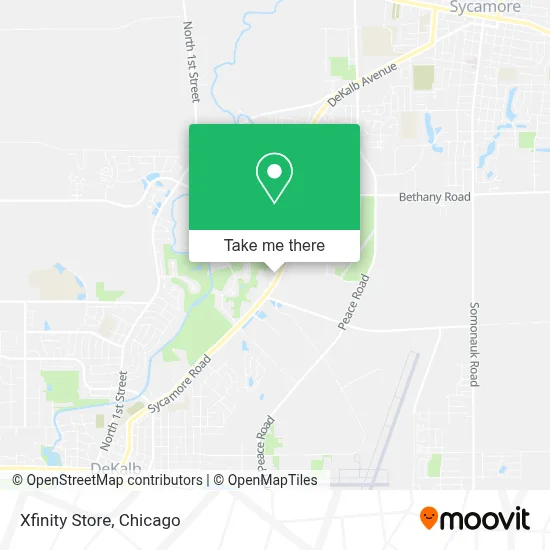 Xfinity Store map