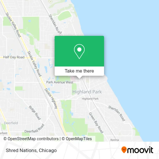 Shred Nations map