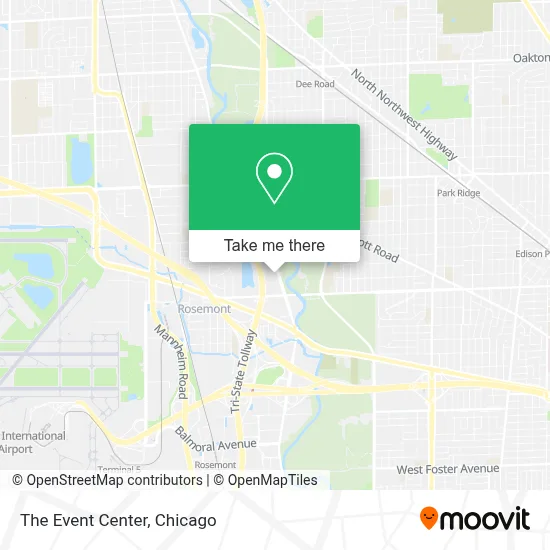 The Event Center map