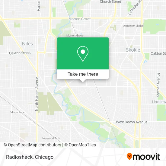 Radioshack map