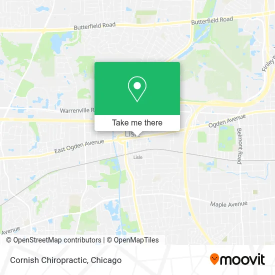Cornish Chiropractic map