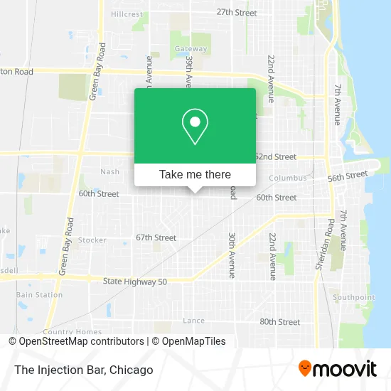 The Injection Bar map