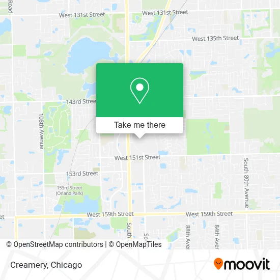 Creamery map