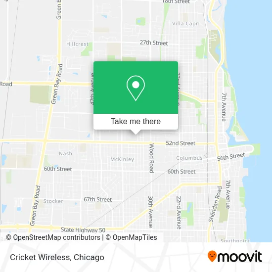 Cricket Wireless map