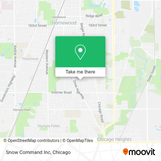 Snow Command Inc map