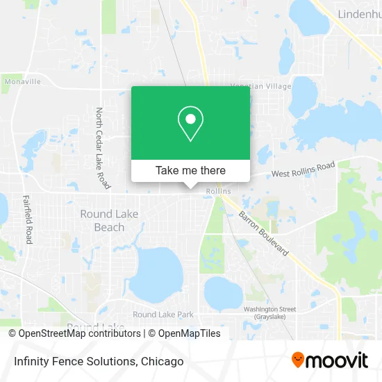 Infinity Fence Solutions map