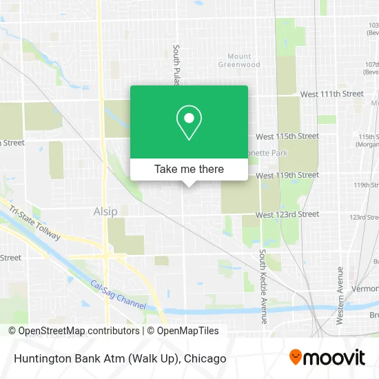 Huntington Bank Atm (Walk Up) map