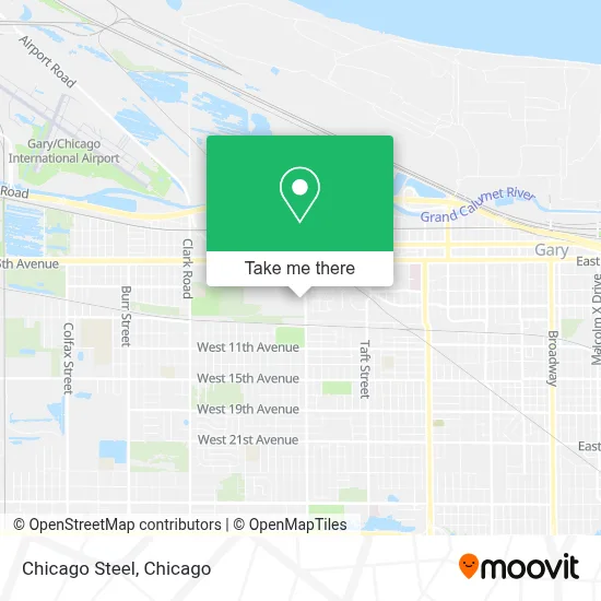 Chicago Steel map