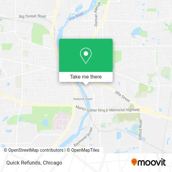 Quick Refunds map