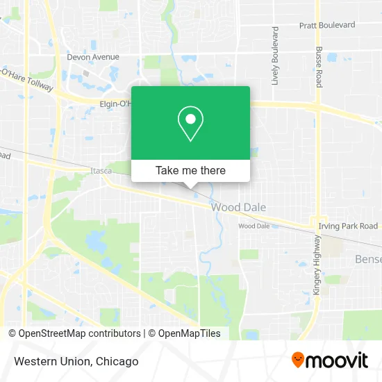 Western Union map